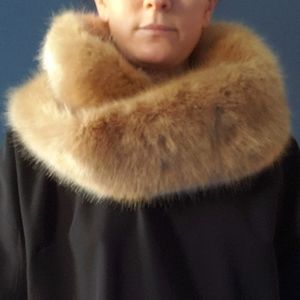 SOLD Faux fur infinity scarf